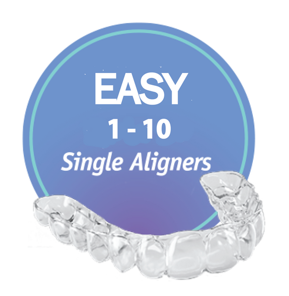 EASY CASE:  1 - 10 Single Aligners